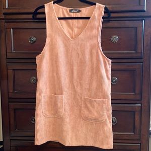 💗🐰Corduroy blush pink jumper dress 🐰💗